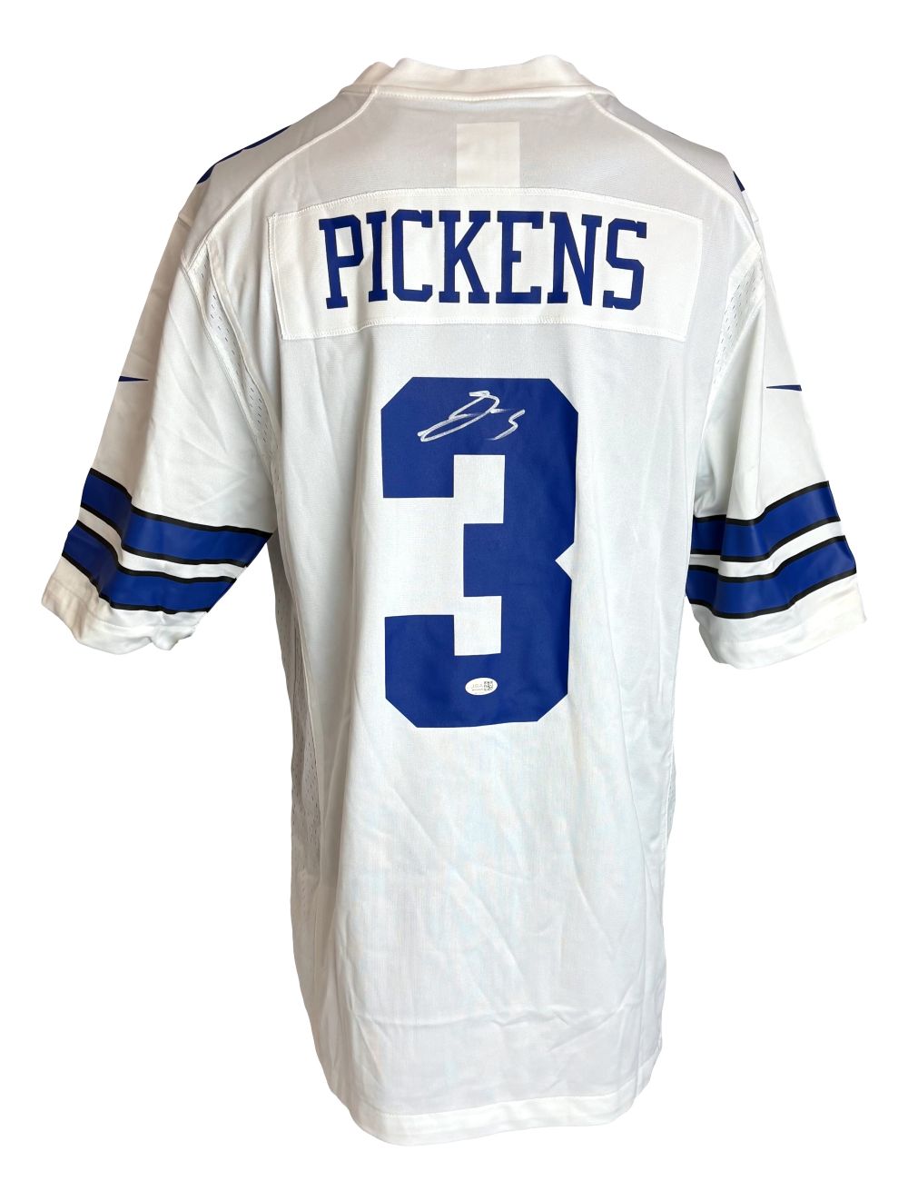 George Pickens Signed Dallas Cowboys White Nike Game Replica